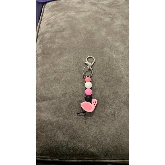 Flamingo key‎ chain hand made - Picture 1 of 1